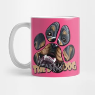 Rottweiler the boss dog Mug